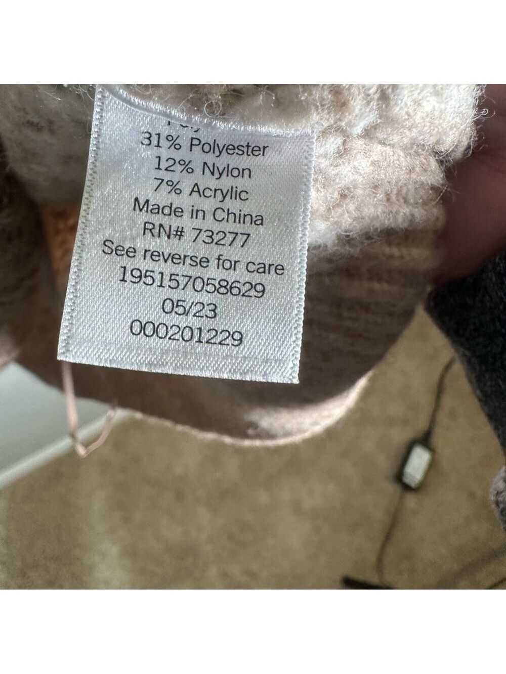 Women's Ombre Cardigan 1X - Picture 6 of 6